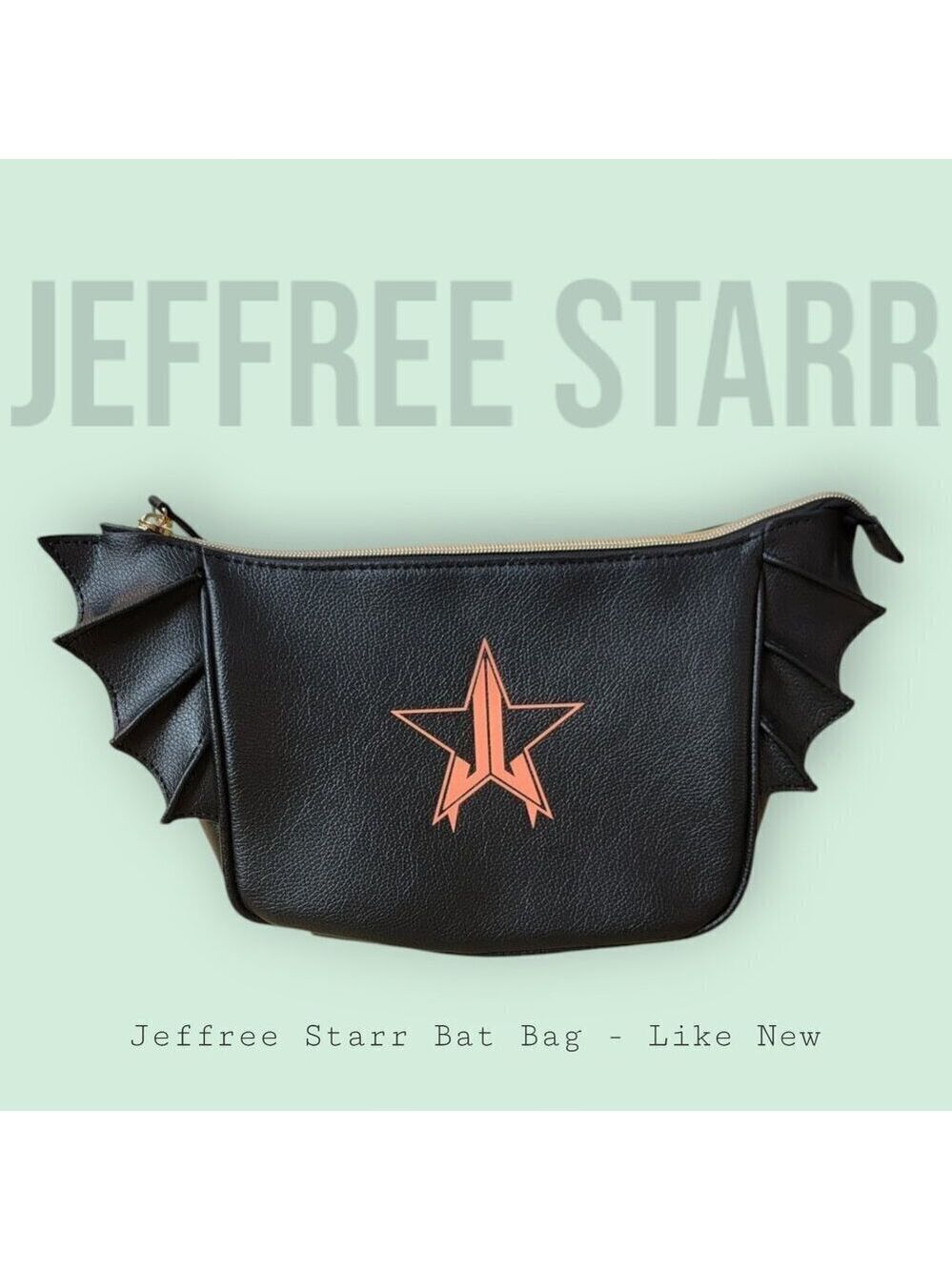 Jeffree Starr Bat Bag - Cosmetic Bag - Like New